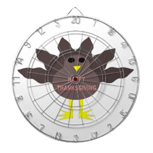 Erntedank Plucked Turkey Dart Board Dartscheibe
