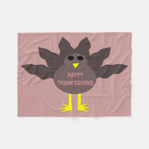 Erntedank Plucked Turkey Fleece Blanket