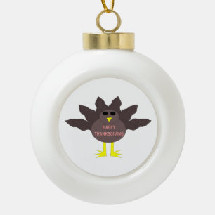 Erntedank Plucked Turkey Ornament