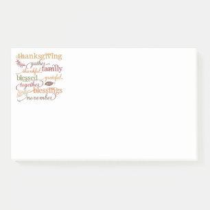 Erntedank Post-it-Notes Post-it Klebezettel