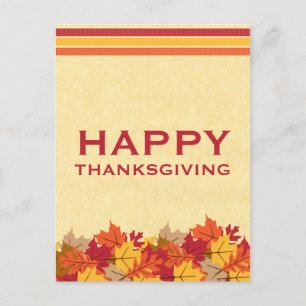 Erntedank Postkarte für Herbst