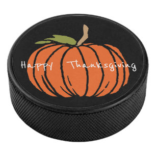 Erntedank Pumpkin Art, Ice Hockey Puck