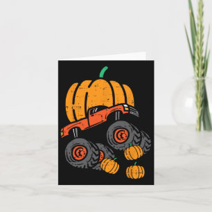 Erntedank Pumpkin auf Monster Truck Fall Boys Ki Karte