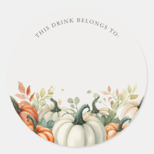 Erntedank Pumpkin Drink Stickers