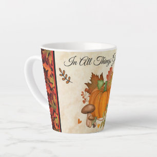 Erntedank Pumpkin Latte Tasse