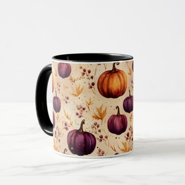 Erntedank Pumpkin Patch Pumpkins Herbsternte Tasse (Vorderseite Links)