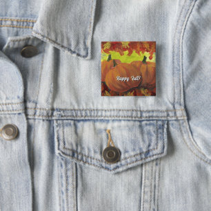 Erntedank Pumpkins #1 Herbstausgänge Button