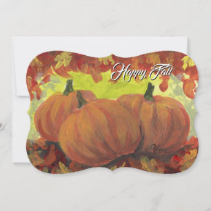 Erntedank Pumpkins #1 Herbstausgänge Feiertagskarte