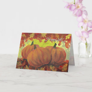 Erntedank Pumpkins #1 Herbstausgänge Karte