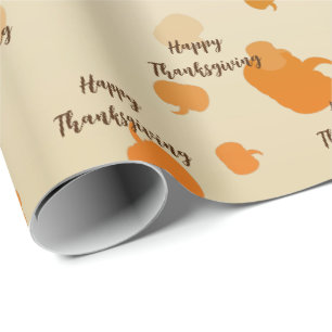 Erntedank Pumpkins Geschenkpapier