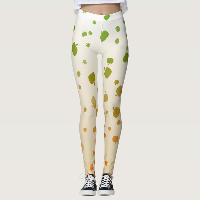 Erntedank Pumpkins Leggings (Vorderseite)