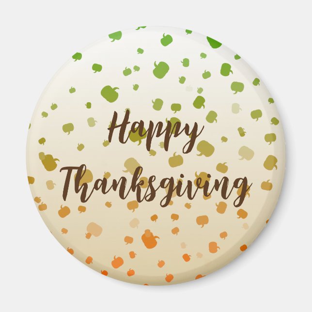 Erntedank Pumpkins Magnet (Vorne)