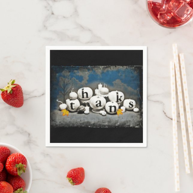 Erntedank Pumpkins Serviette (Beispiel)