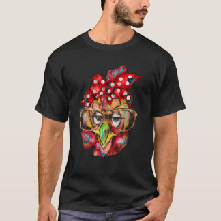 Erntedank Putengesicht Leopardenopardenbrille T-Shirt