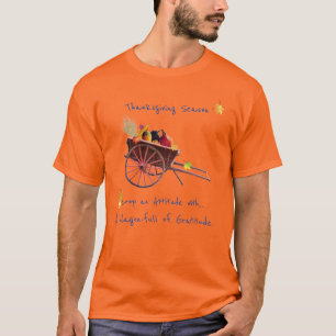 Erntedank Saison Dankbarkeit an Athletic Orange T-Shirt