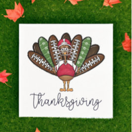 Erntedank Script Türkei Fußball Feathers Serviette