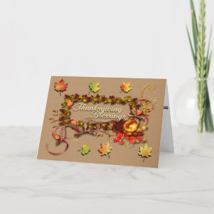 Erntedank Segen Karte