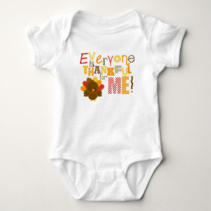 Erntedank-Shirt, dankbar für mich, die Baby Strampler