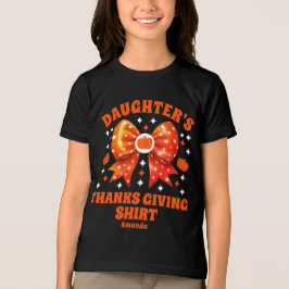 Erntedank-Shirt der personalisierten Tochter Tri-Blend Shirt