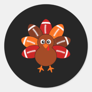 Erntedank Shirts für Kinder Jungen Türkei Ball Män Runder Aufkleber