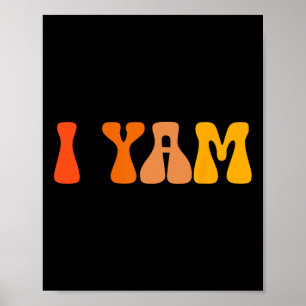 Erntedank Shirts Paare Sweet Potato I Yam Gro Poster