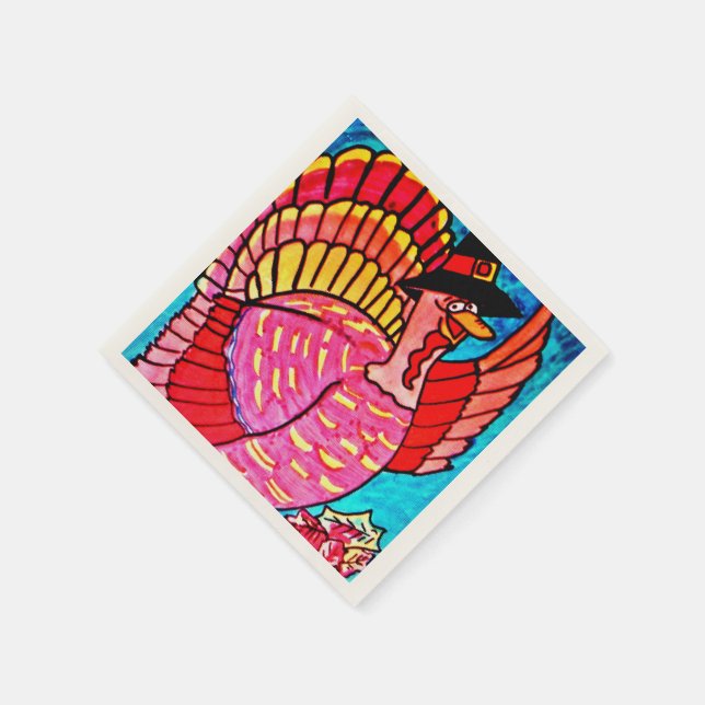 Erntedank SMILING TÜRKEI-Servietten Serviette (Ecke)