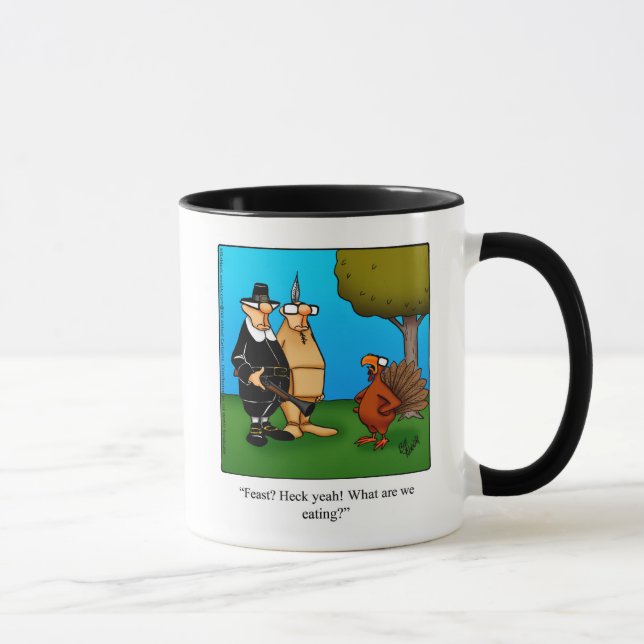 Erntedank Spaß Tasse Geschenk (Rechts)