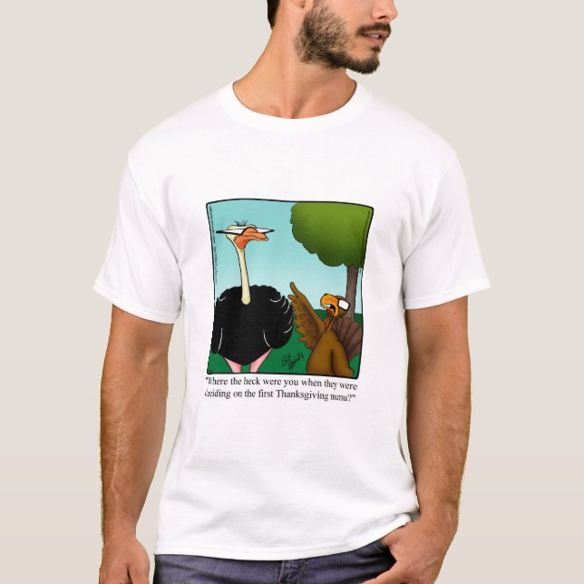 Erntedank Spaß Tee Shirt für Ihn (Vorderseite)