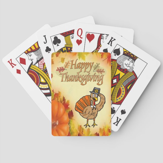 Erntedank-Spielkarten-Deck Spielkarten (Rückseite)