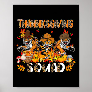 Erntedank Squad Leopard Drei Fall Tigers Weari Poster