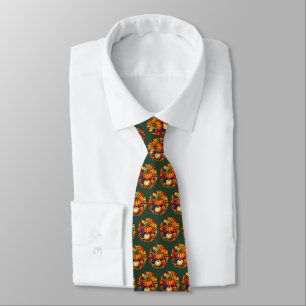 Erntedank Stached Glass Neck Tie Krawatte