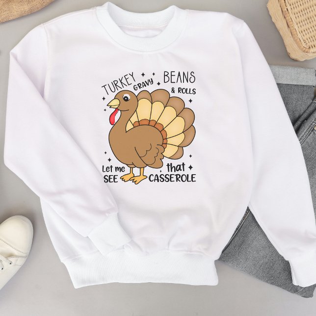 Erntedank Sweatshirt - Türkei Gravy Beans (Von Creator hochgeladen)