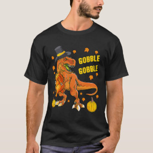 Erntedank T Rex Dinosaur Türkei Kostüm Kinder Gi T-Shirt