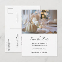 Erntedank Table Elegante Einstellung Save the Date