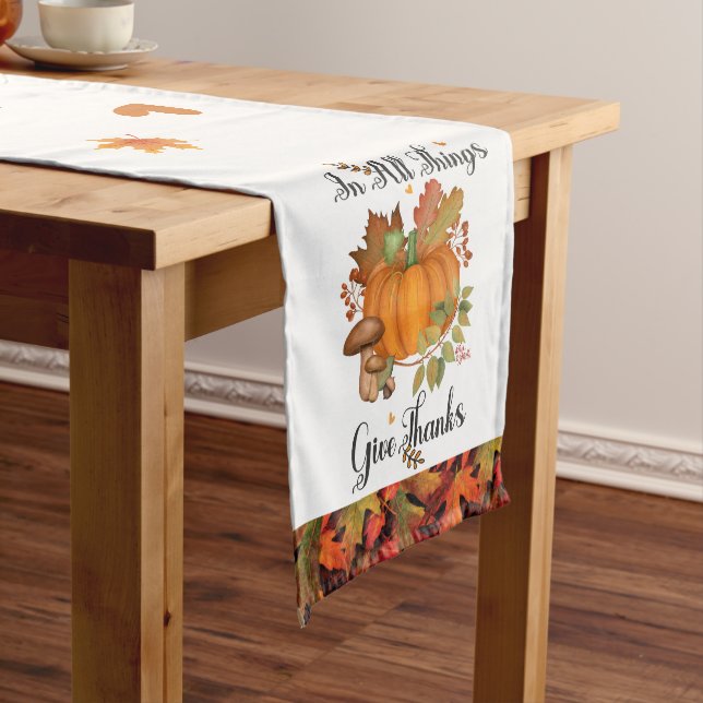 Erntedank Table Runner Mittelgroßer Tischläufer (Beispiel)