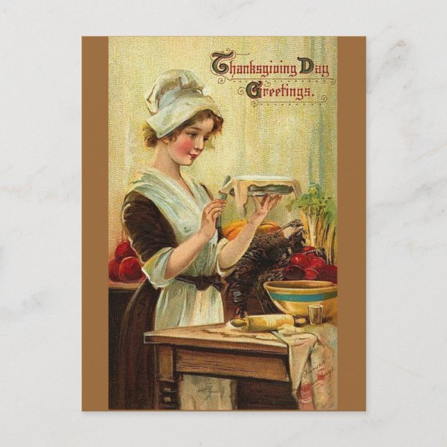 Erntedank Tag Postkarte (Vorderseite)