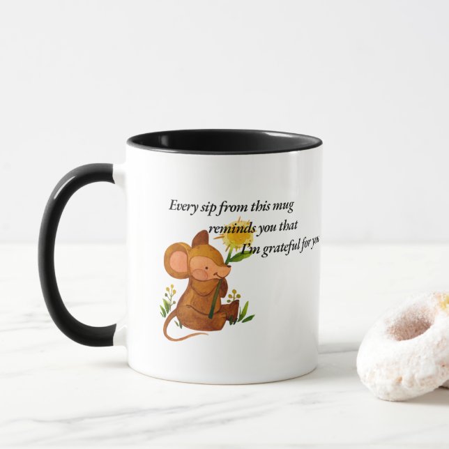 Erntedank Tasse - Dankbarkeit & Wertschätzung (Mit Donut)