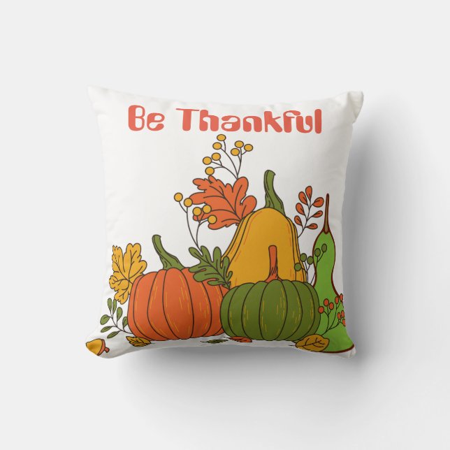 Erntedank-Throw-Kopfkissen Kissen (Vorderseite)