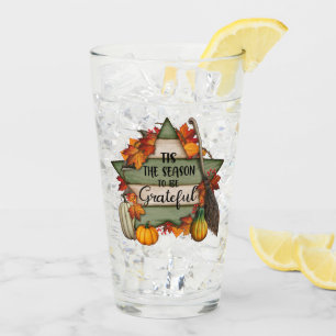 Erntedank Trendy Schöne Herbstkollektion Glas