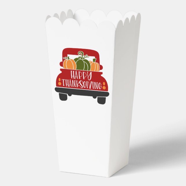 Erntedank Truck Geschenkschachtel (Vorderseite)
