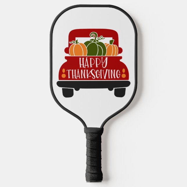 Erntedank Truck Pickleball Schläger (Vorderseite)