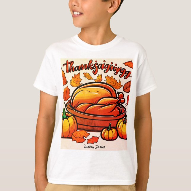 Erntedank "Trumpf der Türkei" Kid's T - Shirt (Vorderseite)