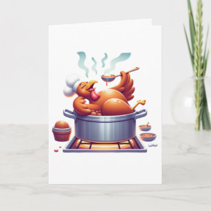 Erntedank Türkei Basting Karte