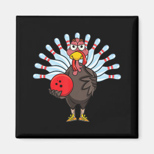 Erntedank Türkei Bowling Button Matching Team Gesc Magnet