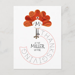 Erntedank Türkei Feiertagspostkarte