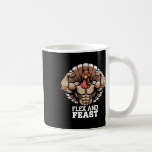 Erntedank Türkei Flex und Fest Motivation Fitness Kaffeetasse