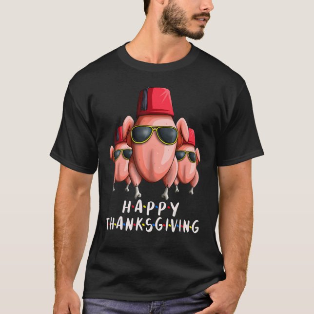Erntedank Türkei für Freunde Türkei Leiter T-Shirt (Vorderseite)