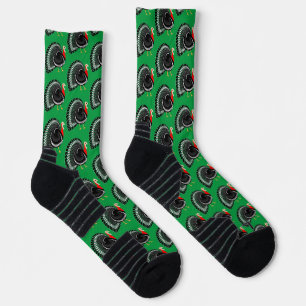 Erntedank Türkei Geflügelfarm Funny Socken