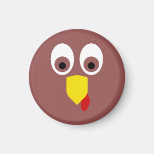 Erntedank Türkei Gesicht Magnet