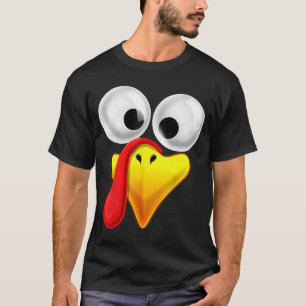 Erntedank Türkei Gesichtsausdruck Familienkostüm T-Shirt